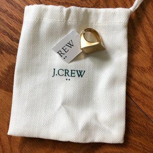 J.CREW gold ring